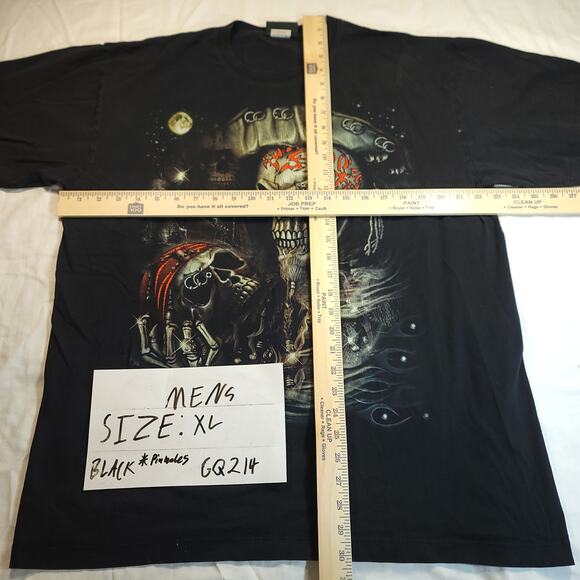 Jays Rock Graphic Crew Neck Short Sleeve Shirt Mens Size Extra Large XL Black - Picture 8 of 11